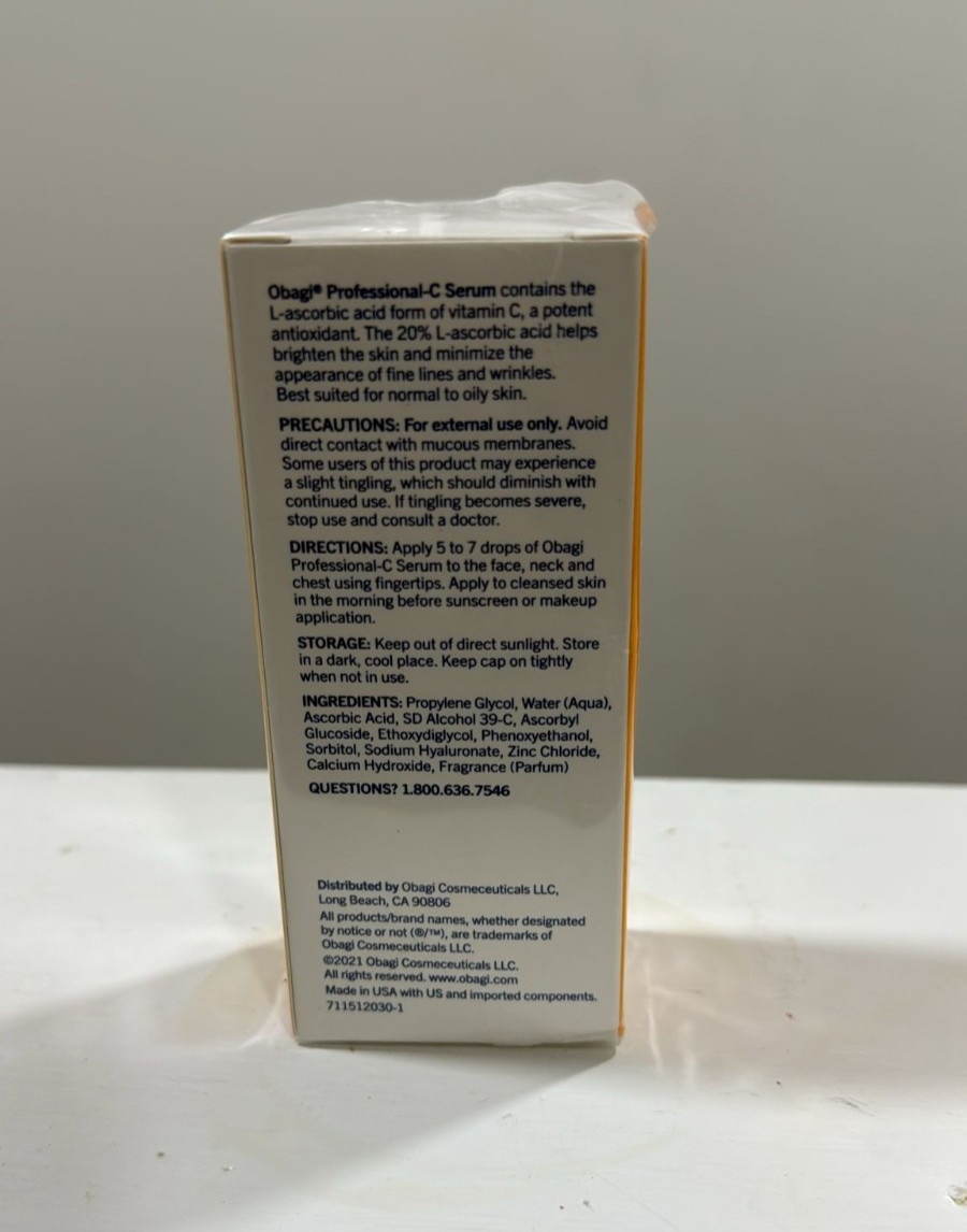 Obagi Professional-C 20% Vitamin C Serum - 1oz - New & Sealed - Free Shipping
