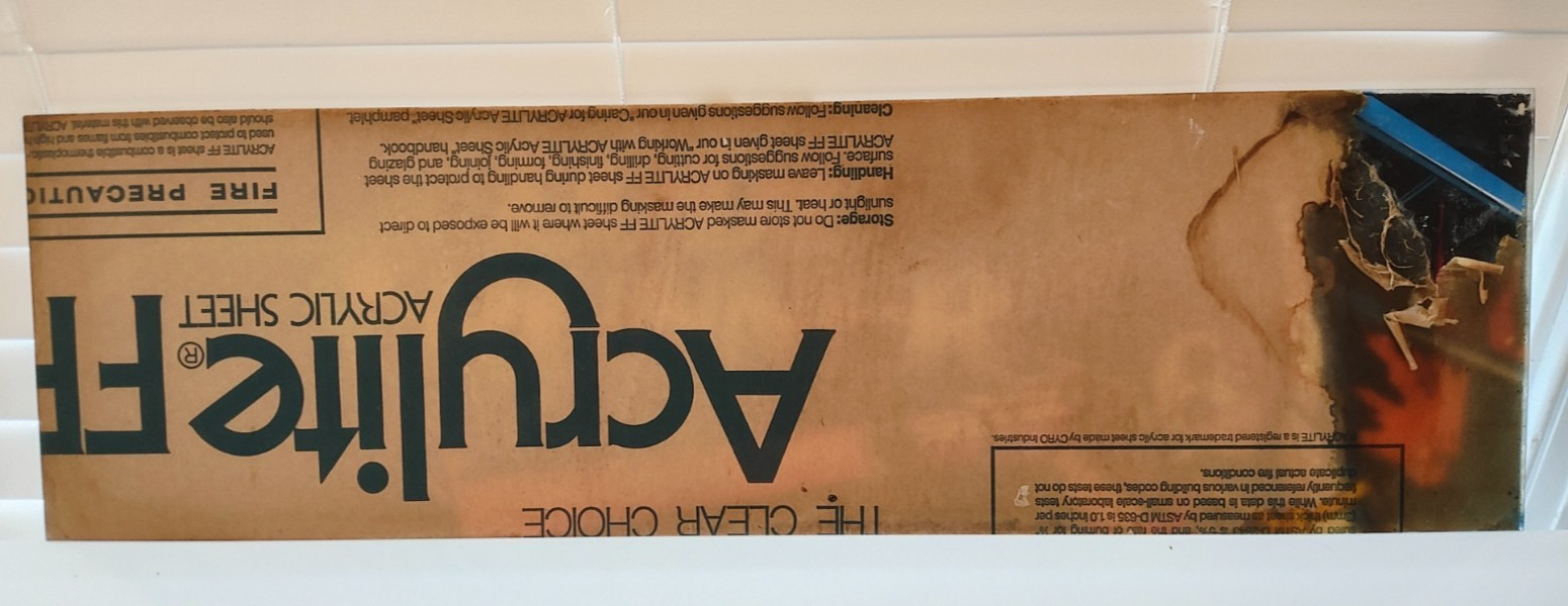 NOS Lode Runner plexi marquee original