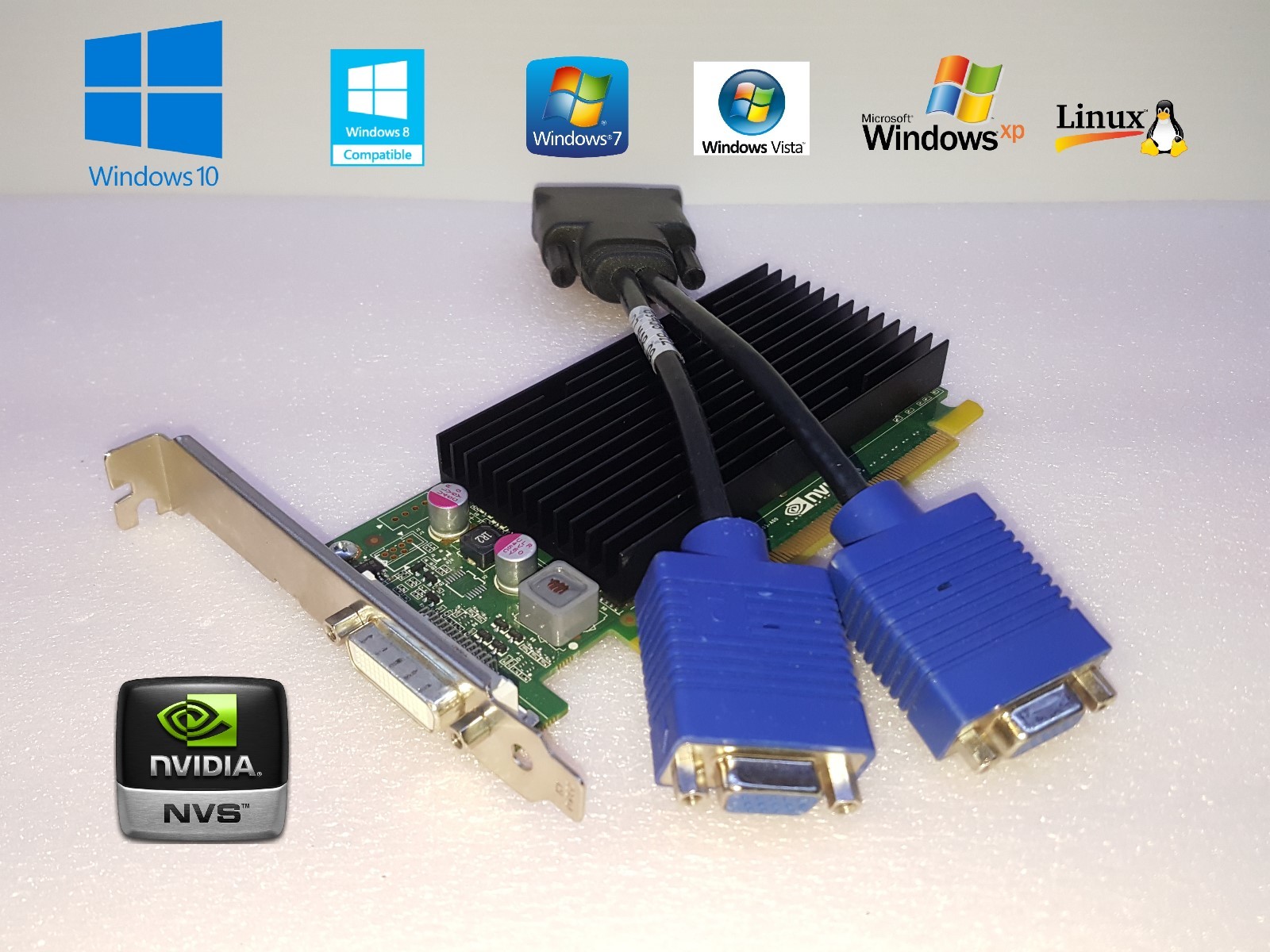 HP Pavilion a6700f NVIDIA Dual Extended Display Monitor Video Graphics Card