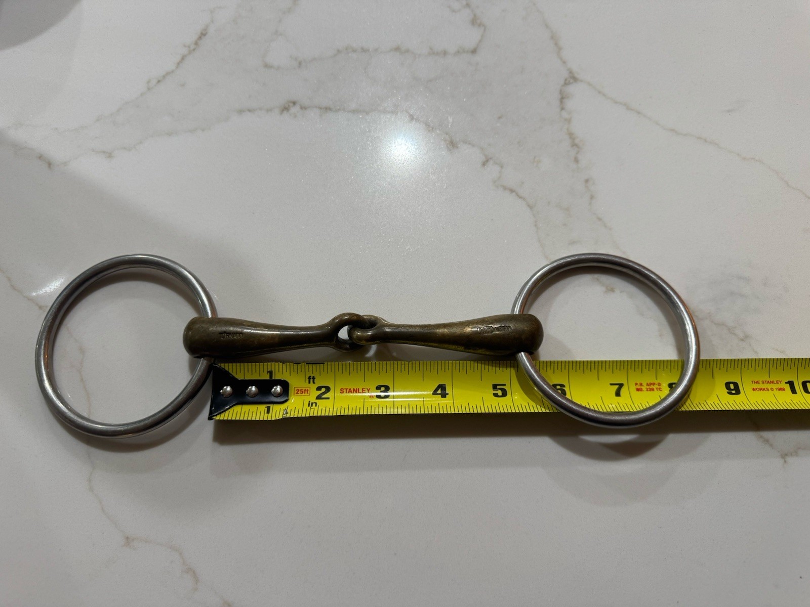 5” Herm Sprenger Aurigan Turnado Loose Ring Jointed Snaffle Bit