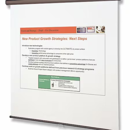 Quartet 670S Portable Projection Screen, 70" W, 70" H