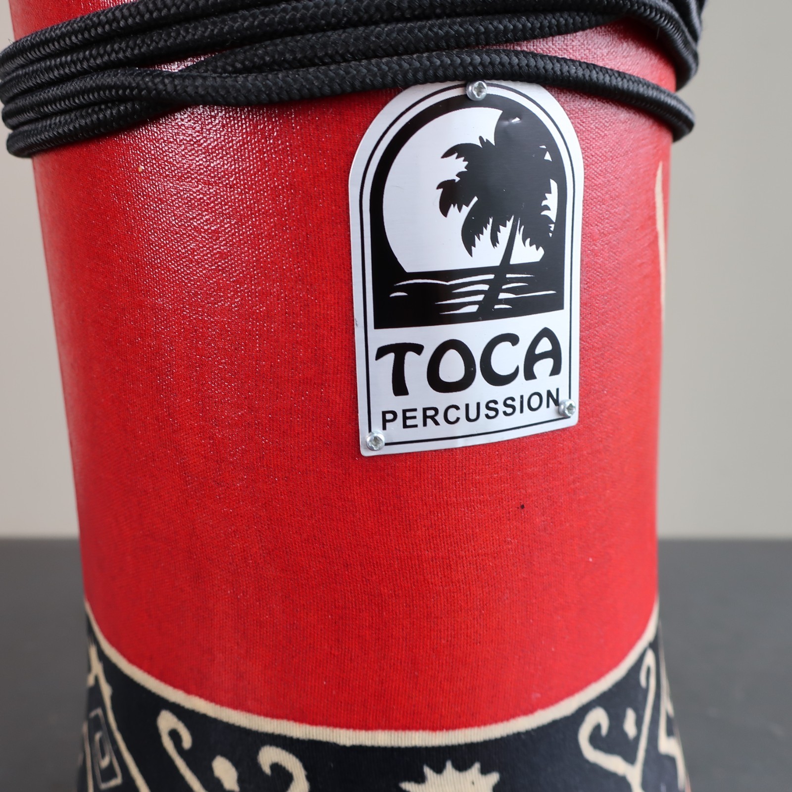 12" Toca Percussion Fibreglass Djembe in Case