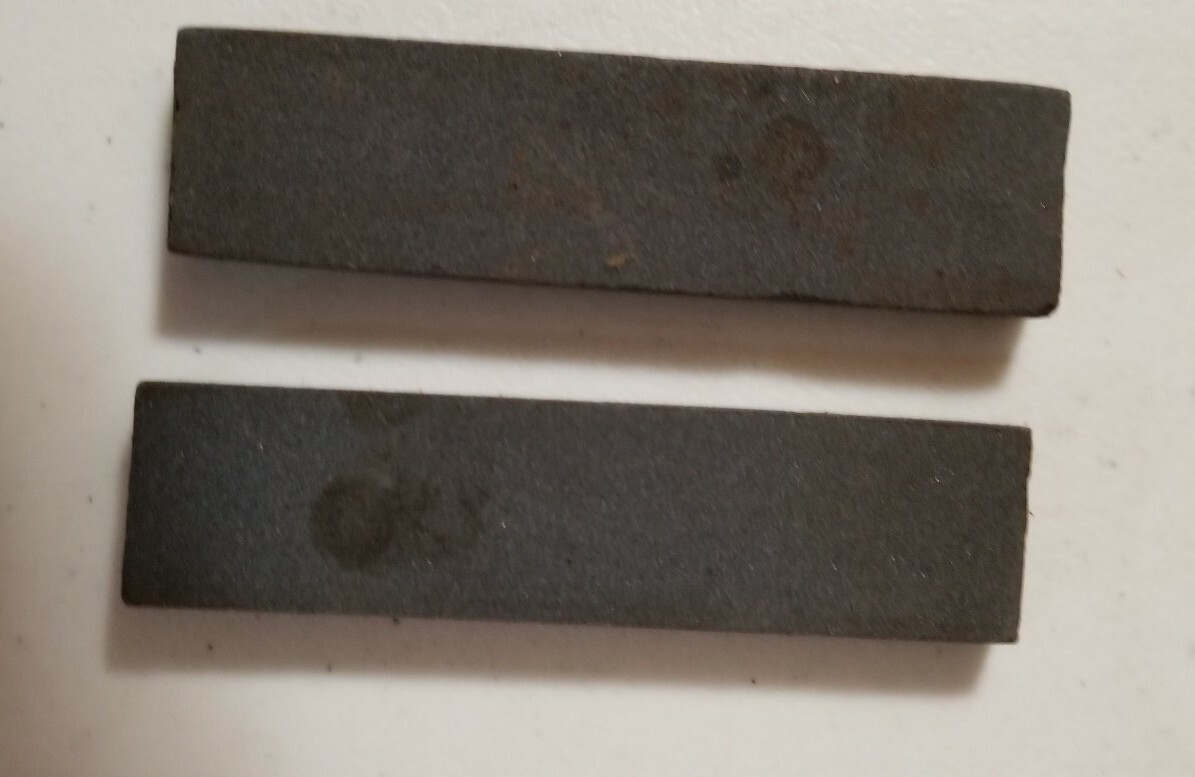 FREE SHIPPING Lot of 2 CARBORUNDUM Sharpening Stones Old Stock