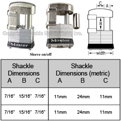 Master Latch Lock - (2) Keyed Alike Trailer & Multi Purpose Padlocks #37KA - 2