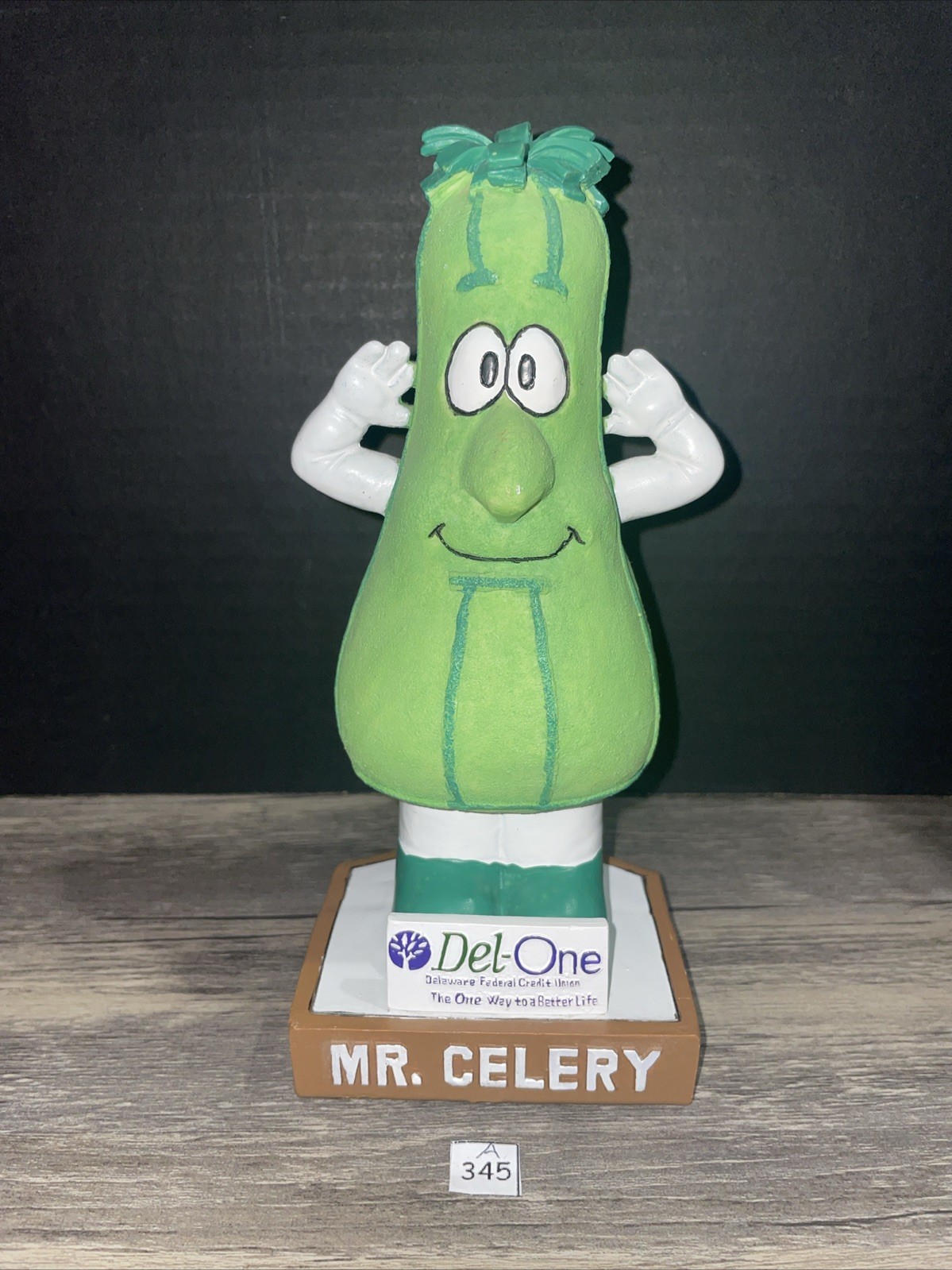 Mr. Celery Wilmington Blue Rocks Coin Bank