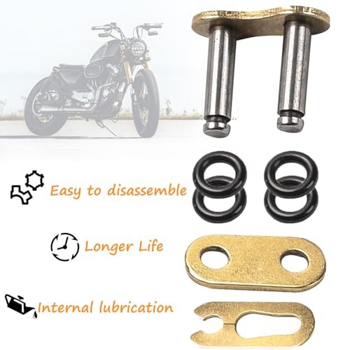 5 Pcs 520 Chain Master Link O-Ring Connecting Links Compatible with Motorcycle