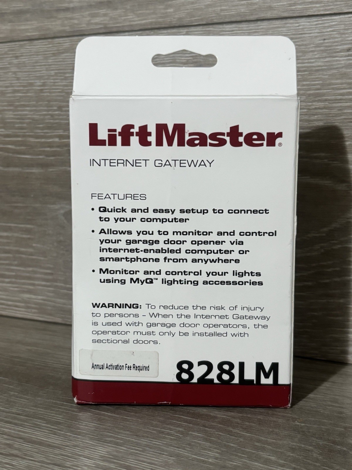 Liftmaster 828LM Internet Gateway Smartphone Control MyQ Technology Operators