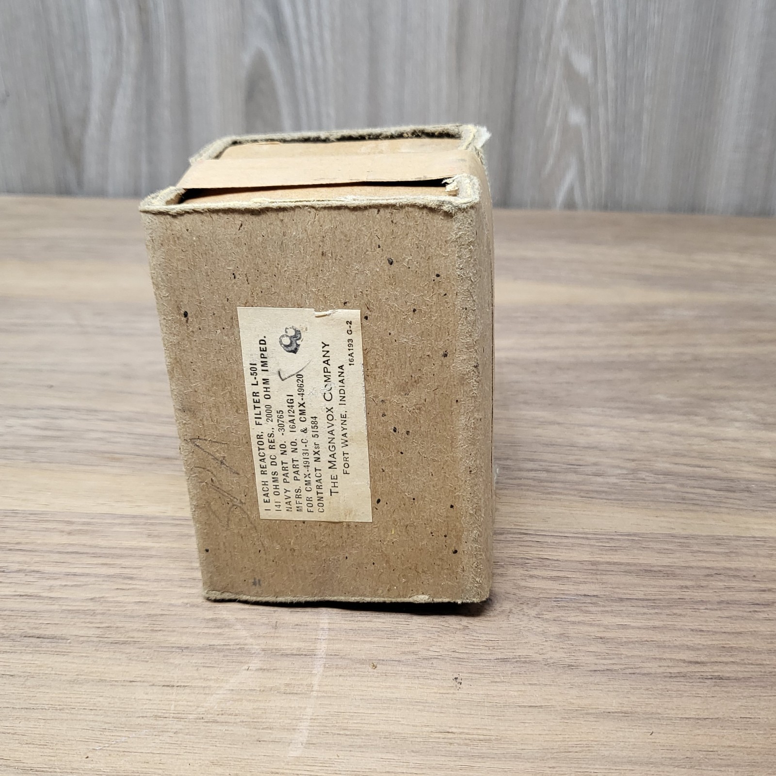 NOS Magnavox L-501 Filter Reactor 16A124G1 Navy 30765 CMX-49131-C CMX-49620