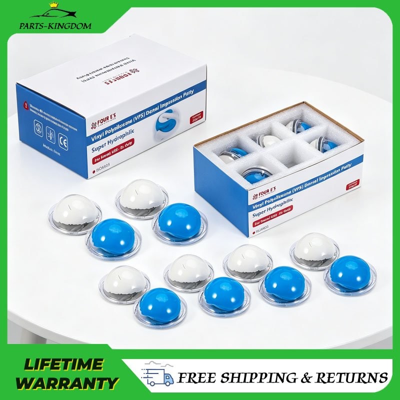 12x25g New Dental Putty Fast Set PVS VPS Impression Silicon Material Mint Base