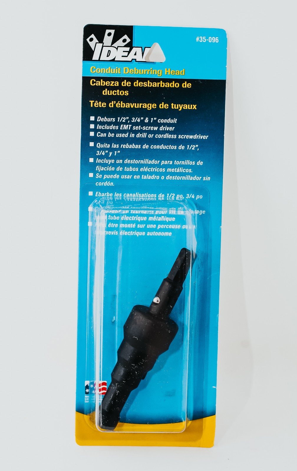 Twist-a-Nut Conduit Deburring Head with Slotted Tip