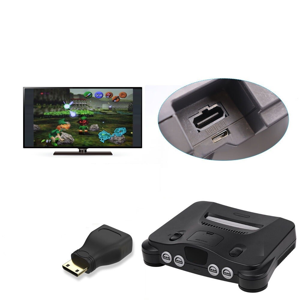N64 Digital N64 HDMI Console With HISPEEDIDO 720P N64Digital HDMI MOD Kit