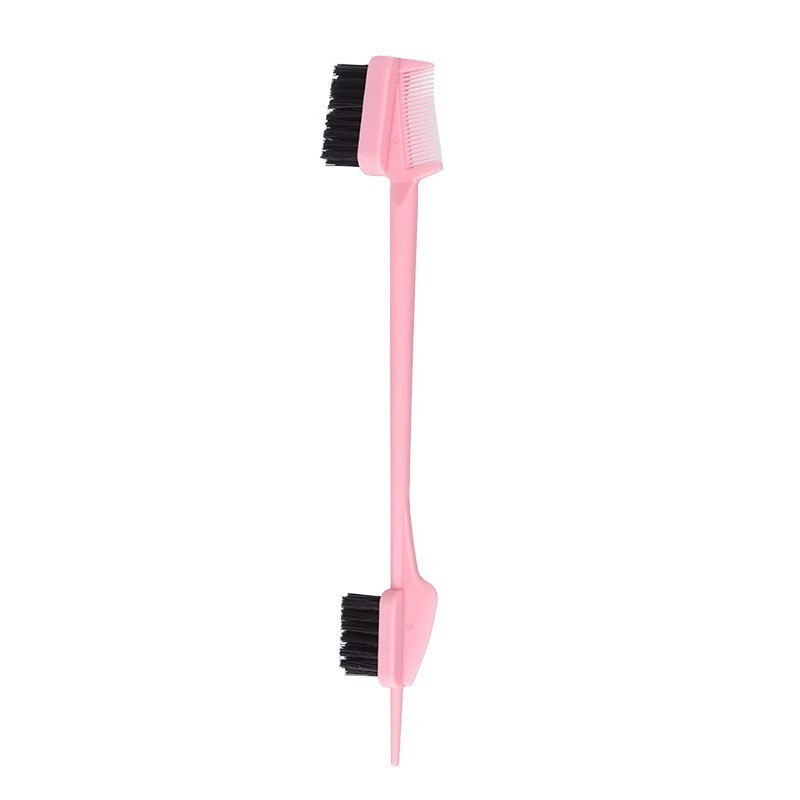 Reusable Plastic Double-Ended Eyelash Comb & Brush Tool, Multicolor