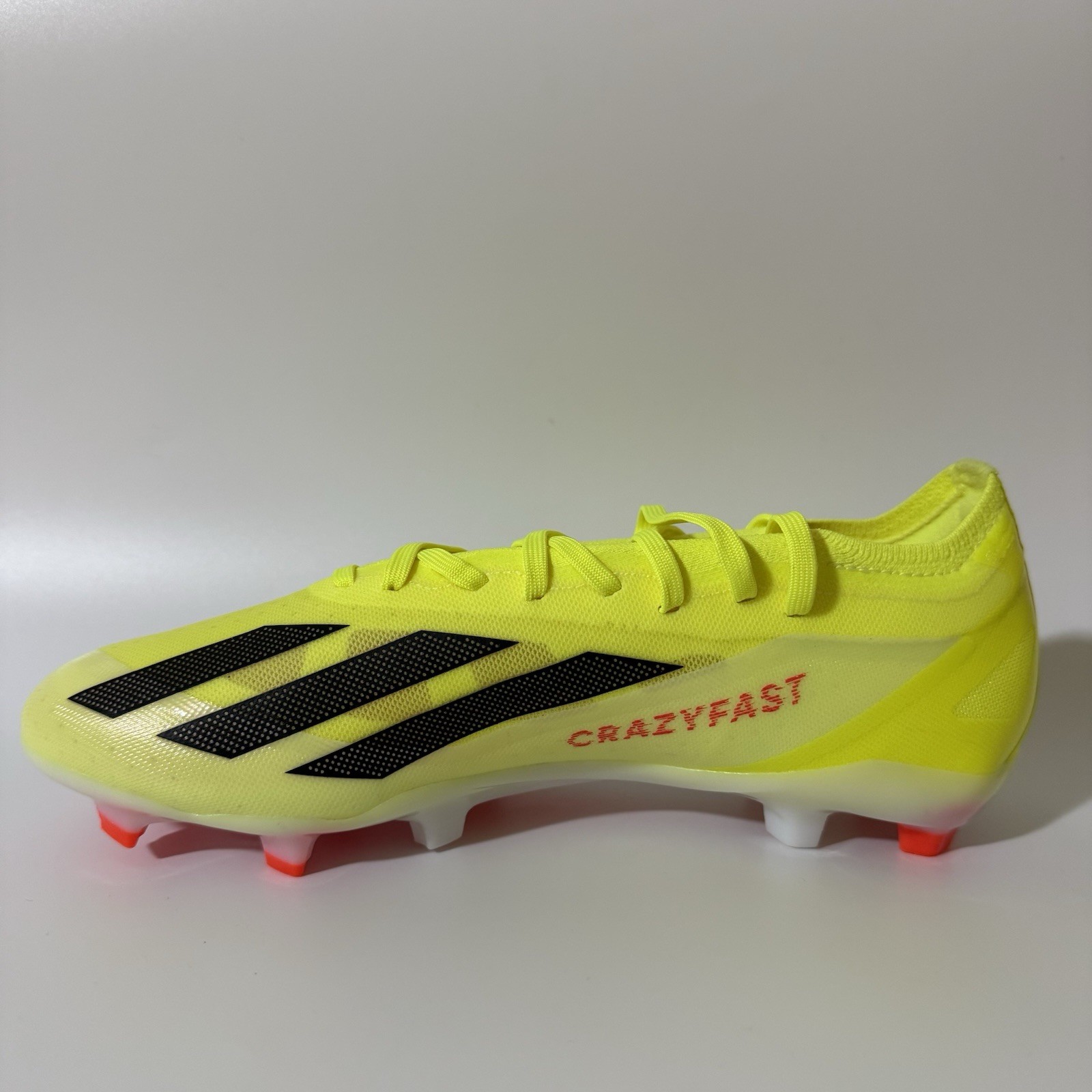 adidas $150 Men’s 7.5 X CRAZYFAST PRO FG SOCCER CLEATS Solar Yellow IG0601 NEW