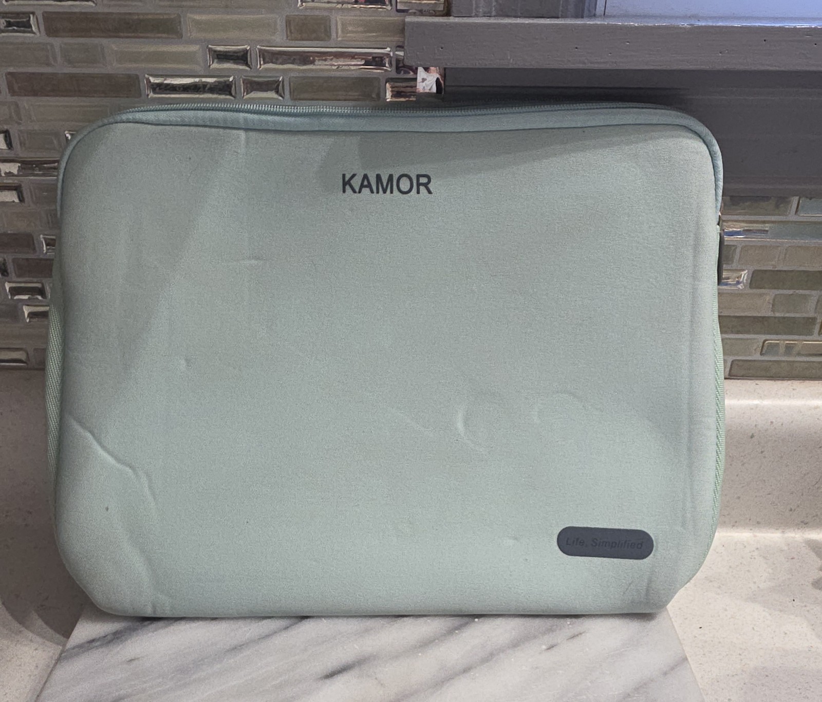 KAMOR Mint Green Neoprene Waterproof Zippered 13-14" Laptop Sleeve