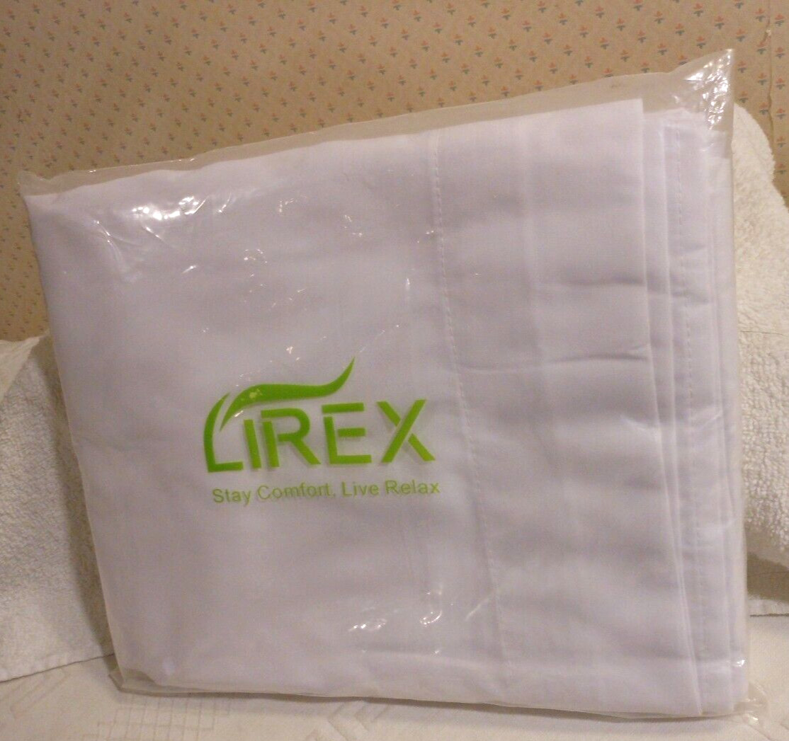 Lirex US Flat Sheet Twin GX Size Soft & Thick 100% Microfiber Flat Sheet