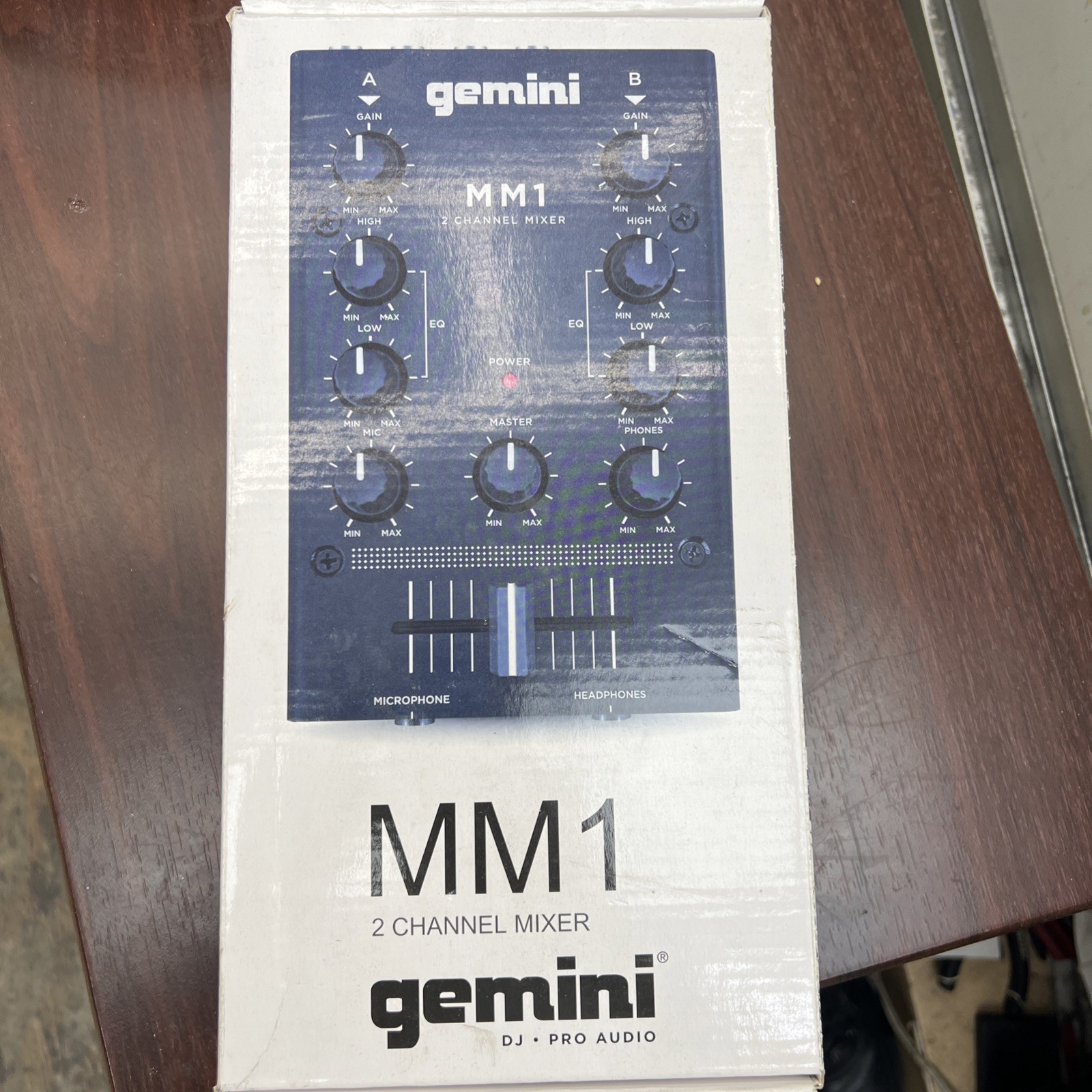 Gemini MM1 2 Channel Audio Mixer
