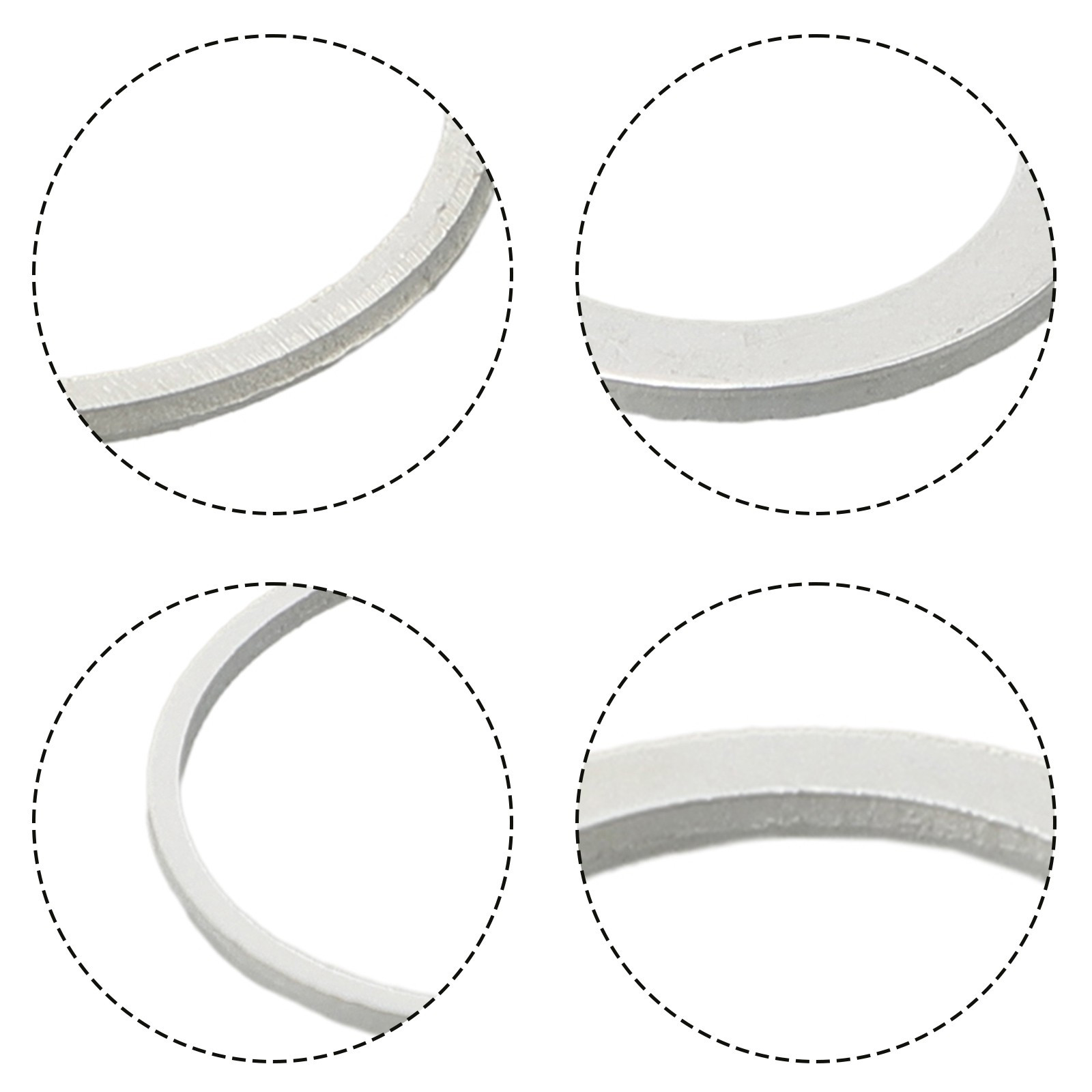 Saw Ring Circular 4 Sizes Conversion Ring High Quality Metal Reduction Ring Set