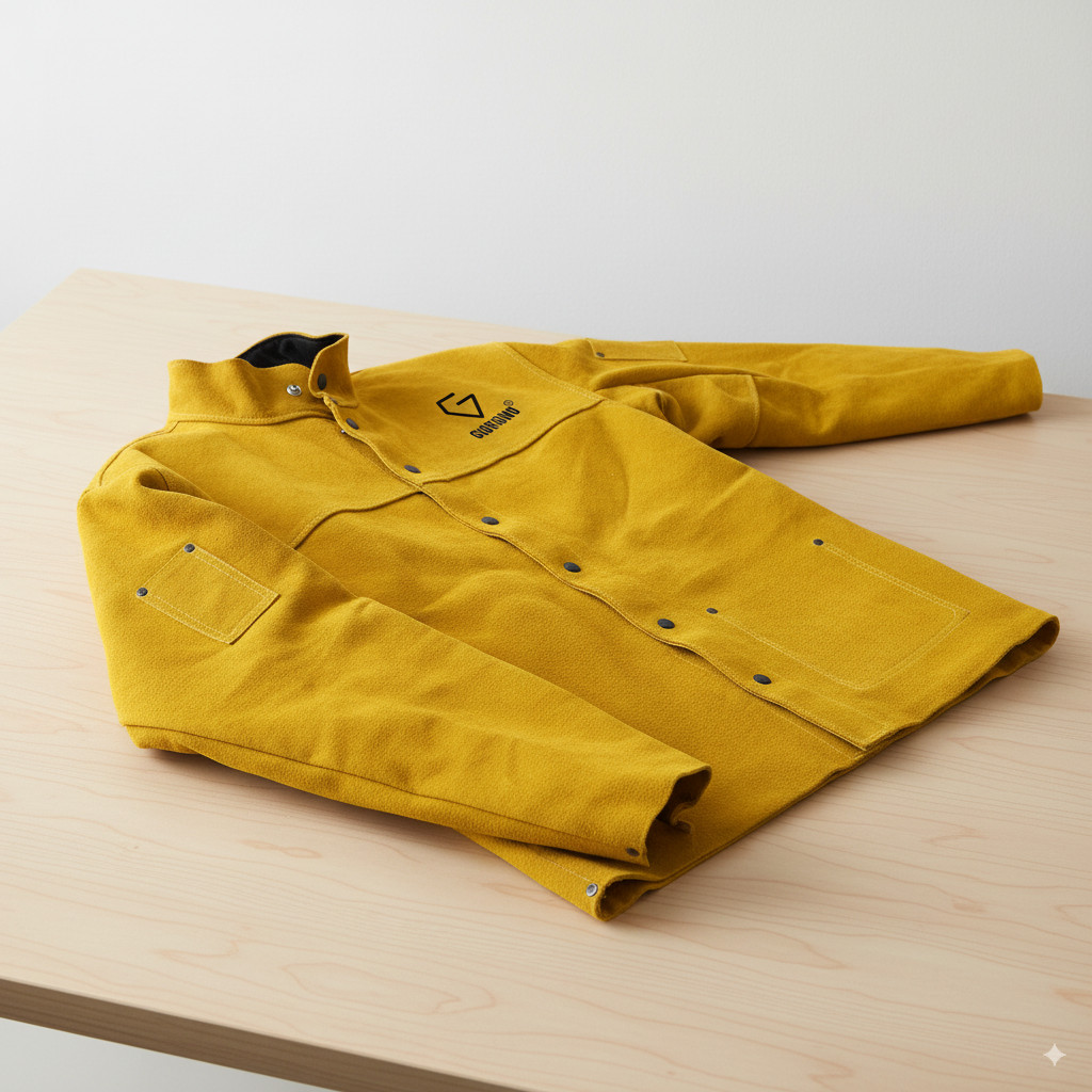 Premium Welding Jacket High Quality Cow Split Welding Jacket Small Medium Sizes