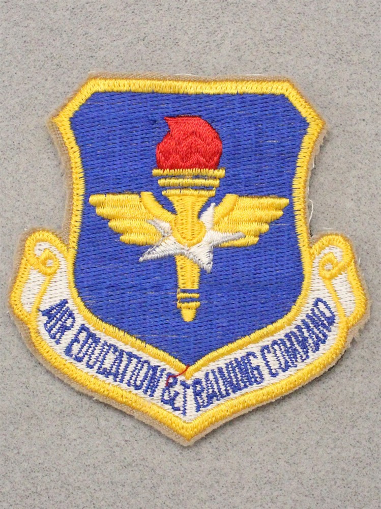 USAF Air Force Patch 152: Air Education & Training Command - 3" w/hook & loop