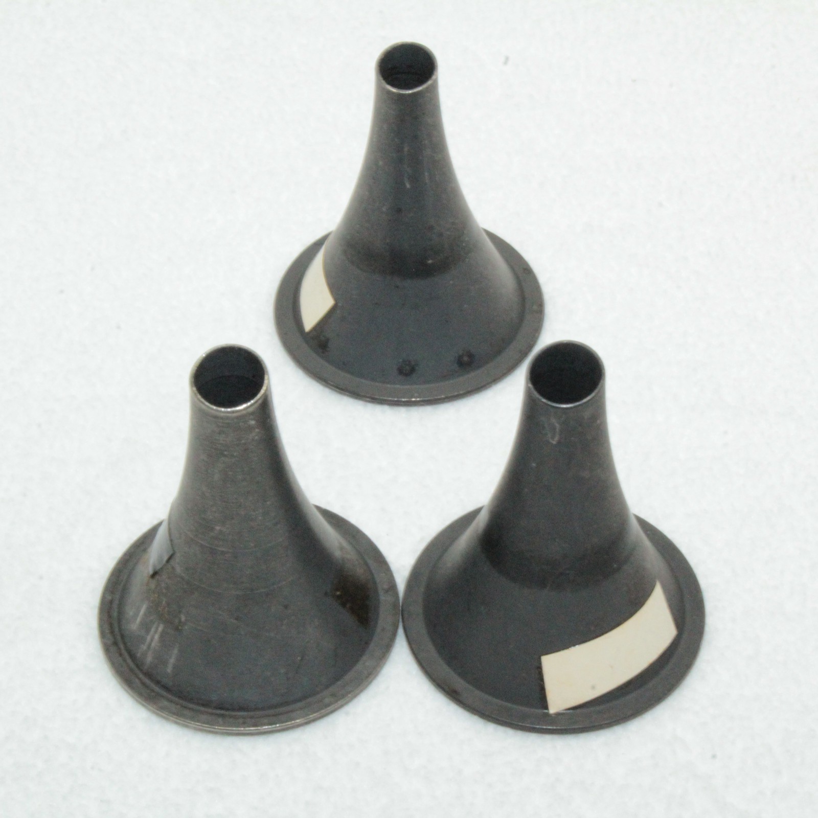 Richards Set of 3 Ear Speculums: sizes 6mm (13-0660) & 7mm (13-0670)