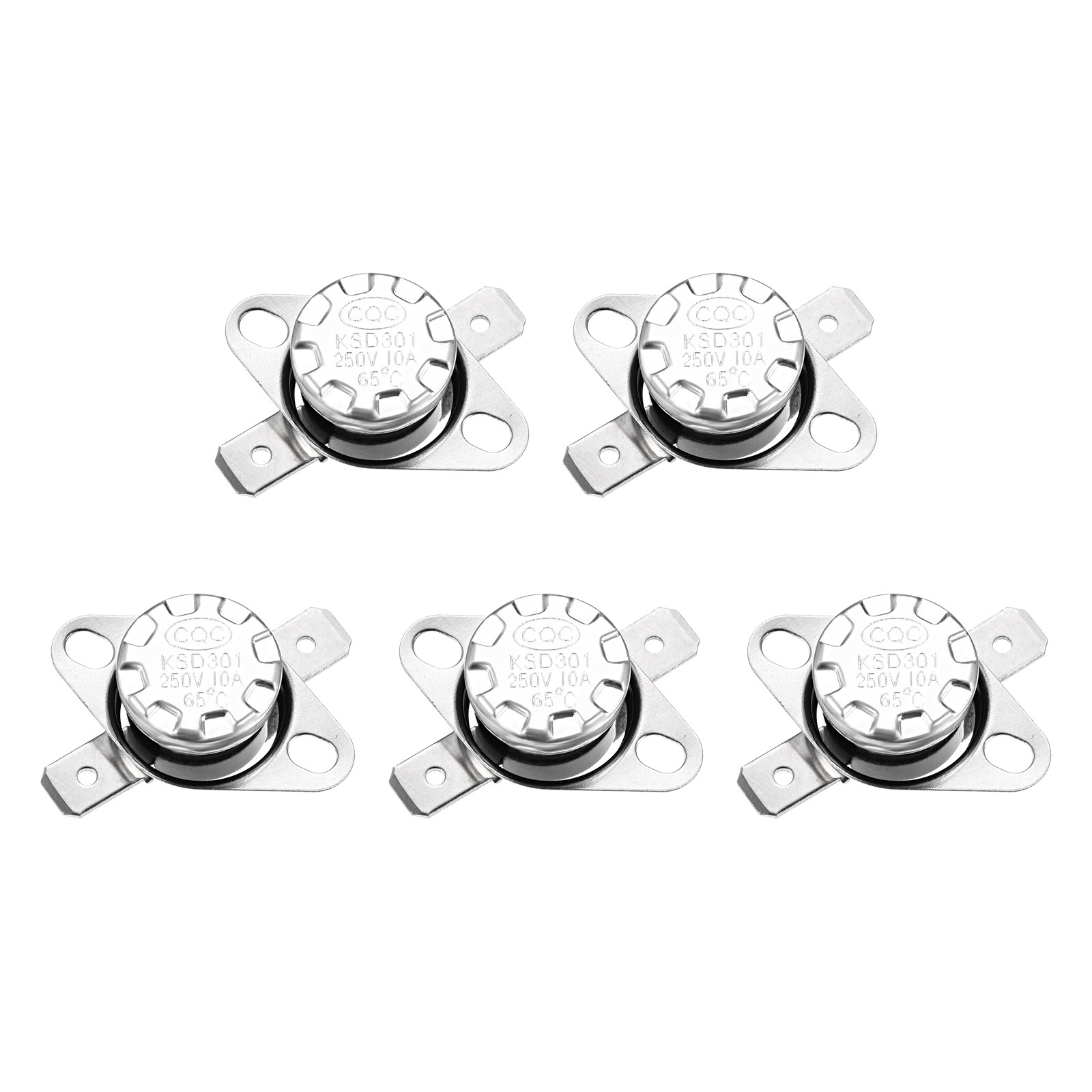 KSD301 Thermostat 65C NC Temperature Thermal Control Switch 5 Pcs