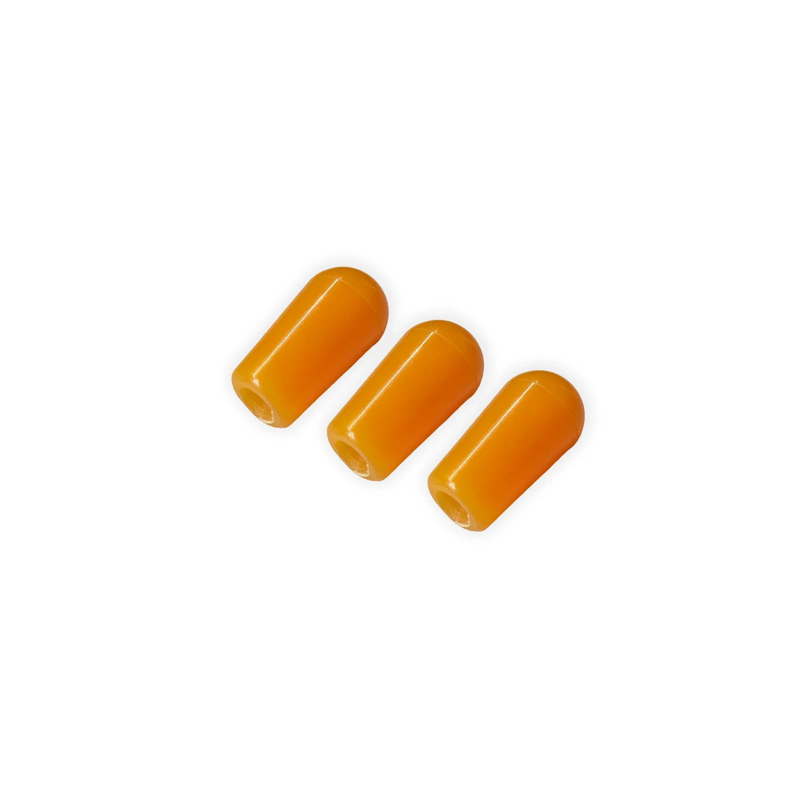 AxLabs 3-Way Toggle Switch Caps 3-Pack (3.5 mm, 4 mm, 8/32"),  Amber