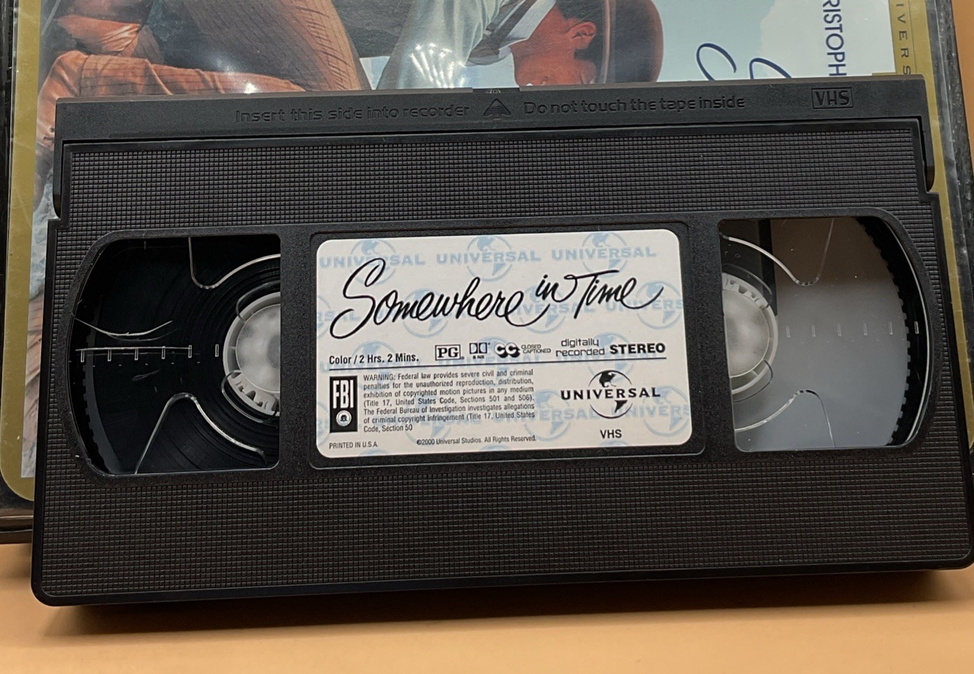 Somewhere In Time VHS 1980, 2000 Clamshell Christopher Reeve **Buy 2 Get 1**