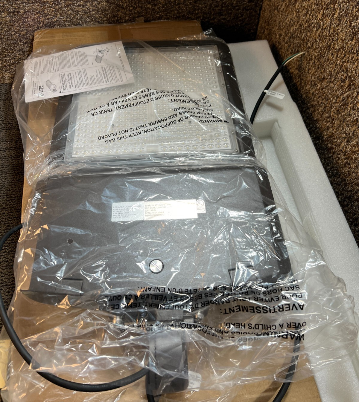 C-Lite C-AR-A-AL3-35L-50K-UL-BZ LED Area Light Type III 35,000 Lumens 5000K