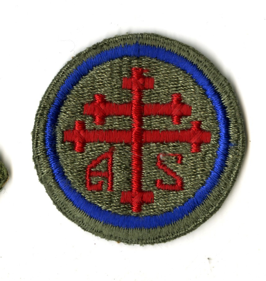 Advanced Sector Patch Vintage Original Patch King White Back WWI Design