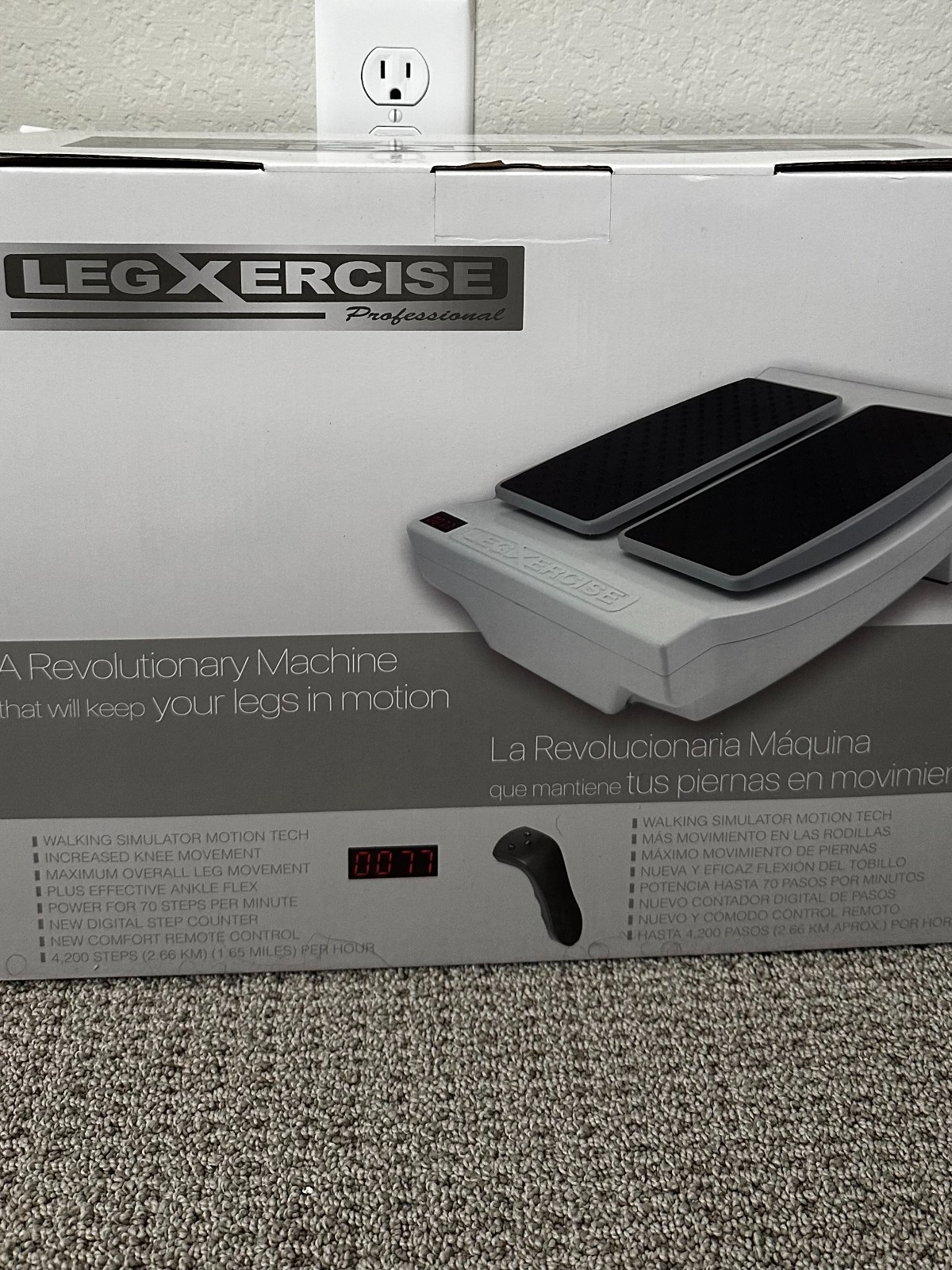 LegXercise Pro Automatic Seated Foot Leg Exerciser Circulation Machine