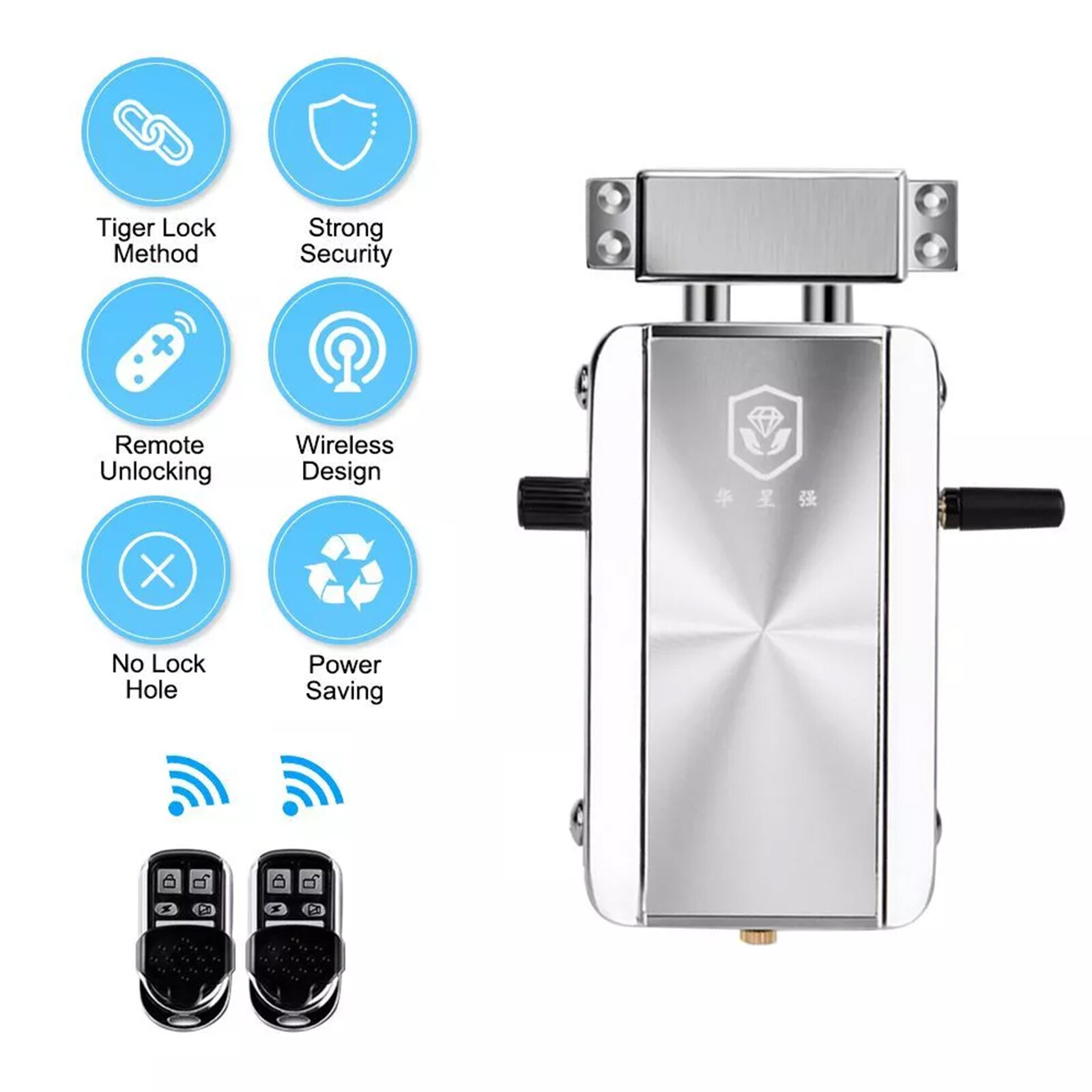 Bluetooth Remote Wireless Smart Door Lock Hidden Keyless Door Lock