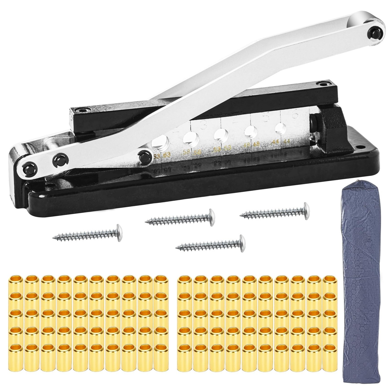 Heavy Duty Hose Crimper,Air Hose Repair Kit for 1/4, 5/16, 3/8 ID Hoses,Air H...