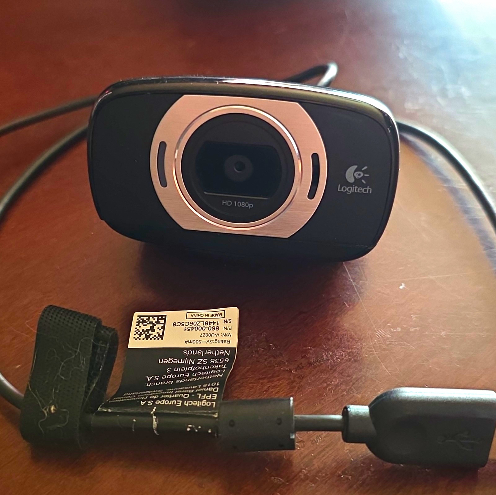Logitech C615 1080p HD USB 2.0 Webcam Black Open Box Parts Swap Meet
