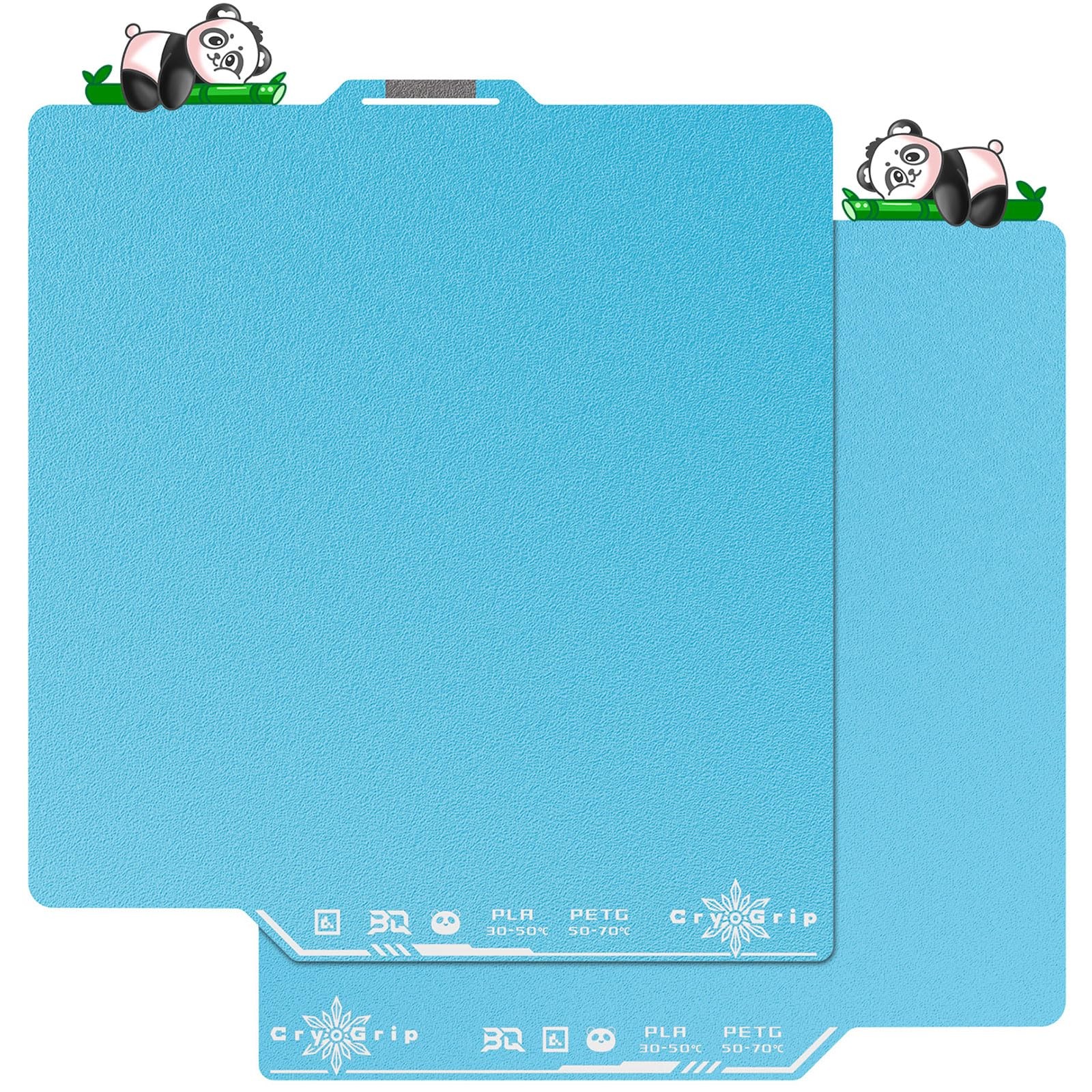 BIQU CryoGrip Pro Frostbite Cold Build Plate for 257*257MM, Frostbite-Blue