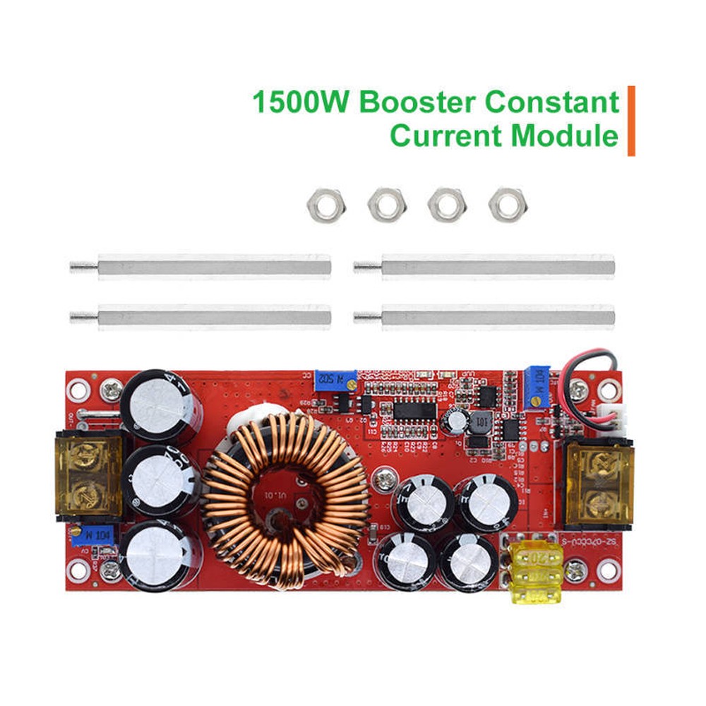 1500W Electric Boost Converter DC 10-60V to 12-90V Step Up Power Supply Module