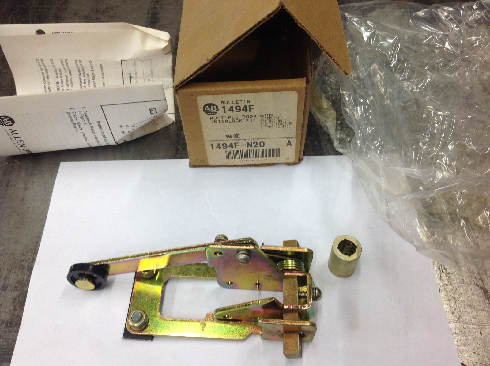Allen Bradley 1494F-N20 Multiple Door Interlock Kit.   NEW OLD STOCK