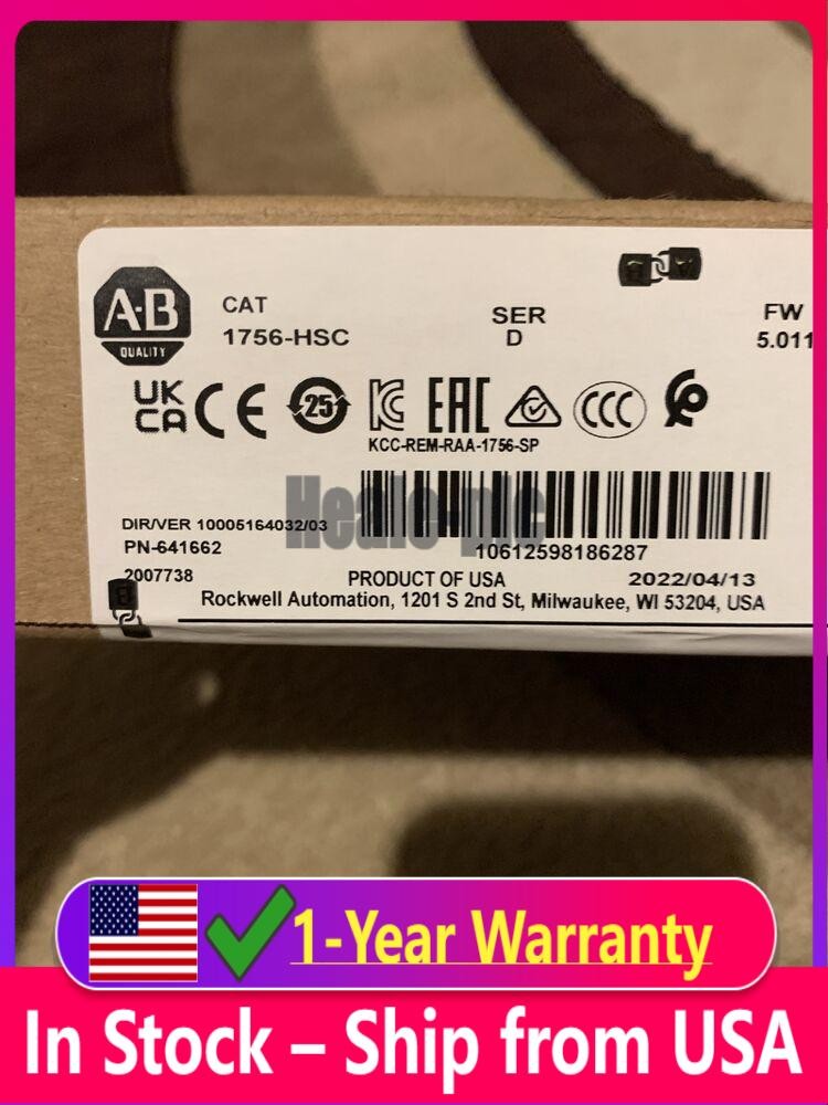 2022-2023 New Factory Sealed 1756-HSC Allen-Bradley  AB 1756HSC