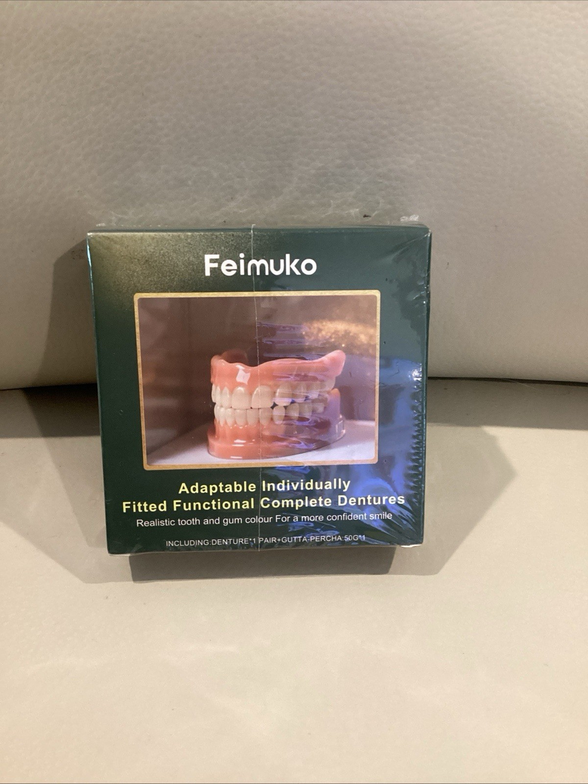 NEW Full Denture Set for Men and Women Upper and Lower Denture False Teeth