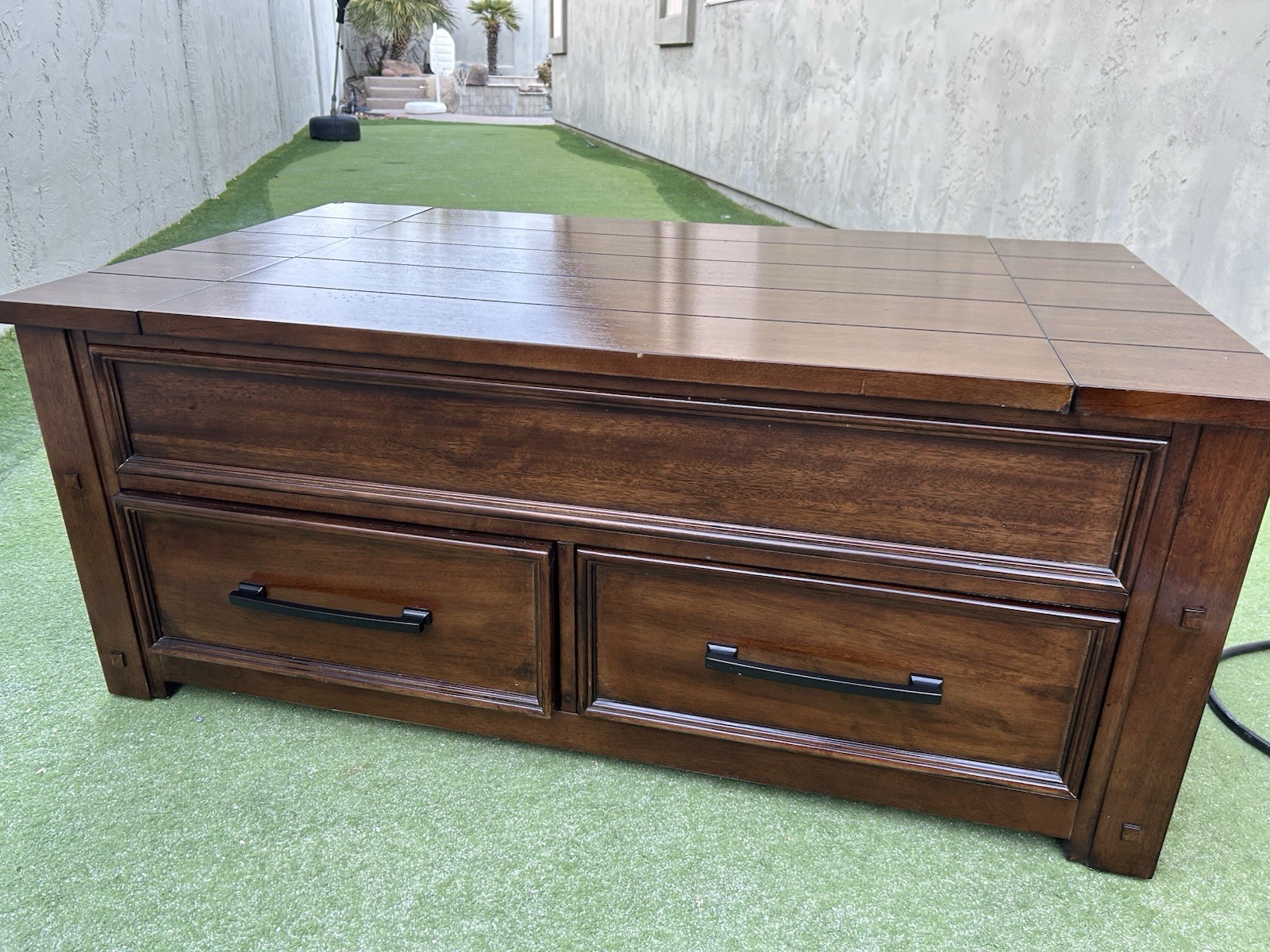 Beautiful wood Chest/table/desk