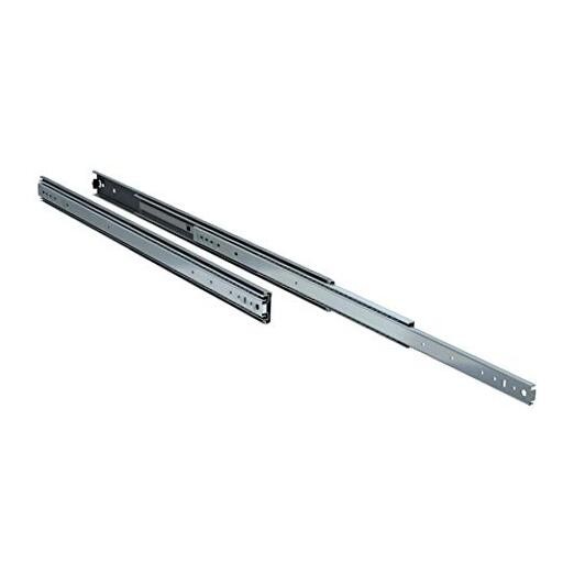 Hardware 28 Inch Heavy Duty 250 lb Steel Drawer Slides - 3/4" Wide - 28 inch