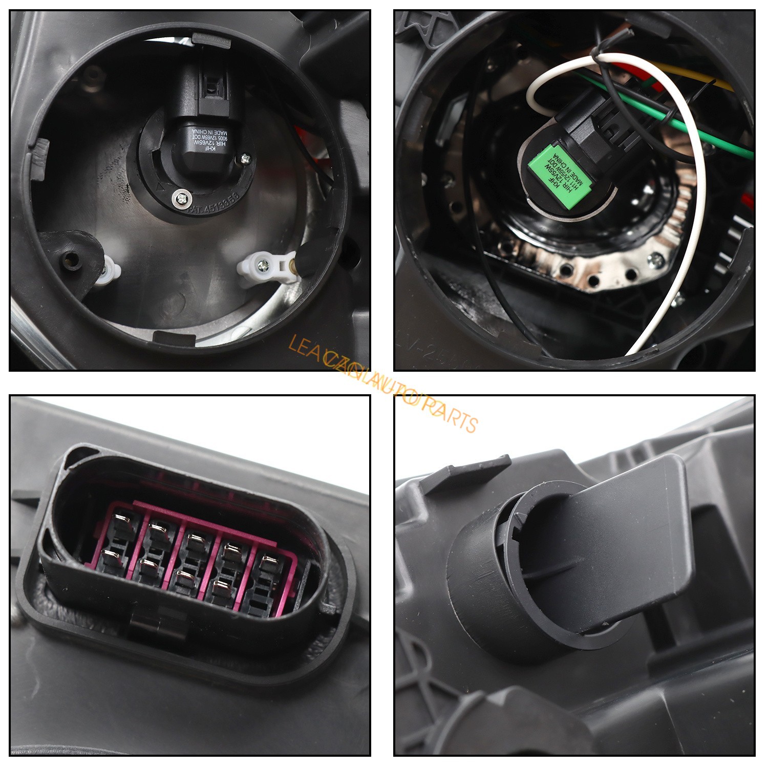 For 2011-2021 Peterbilt 579 587 Halogen Projector Headlight Assembly Left&Right