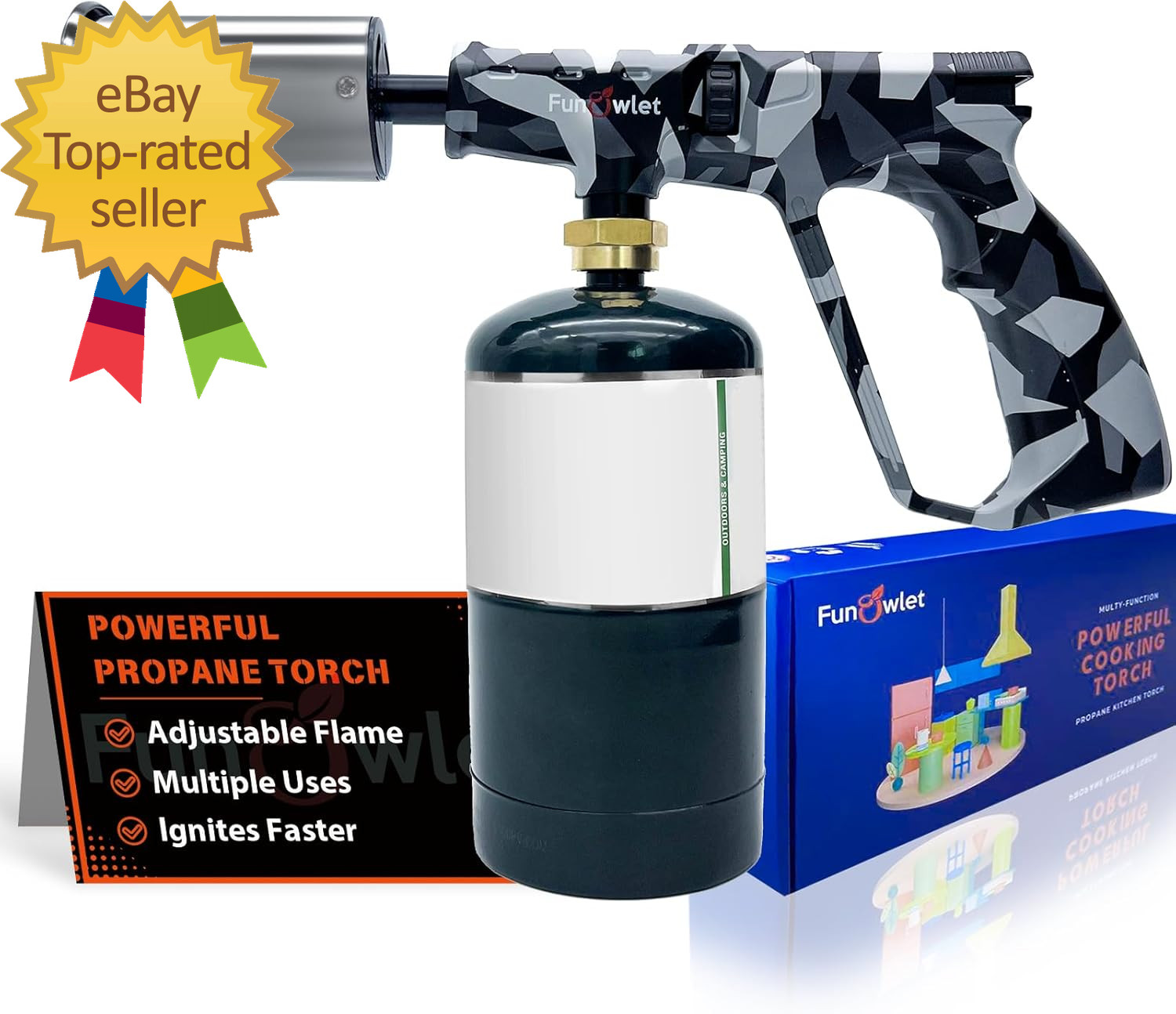 Powerful Cooking Propane Torch Lighter Culinary Kitchen Torch Sous Vide Charcoal