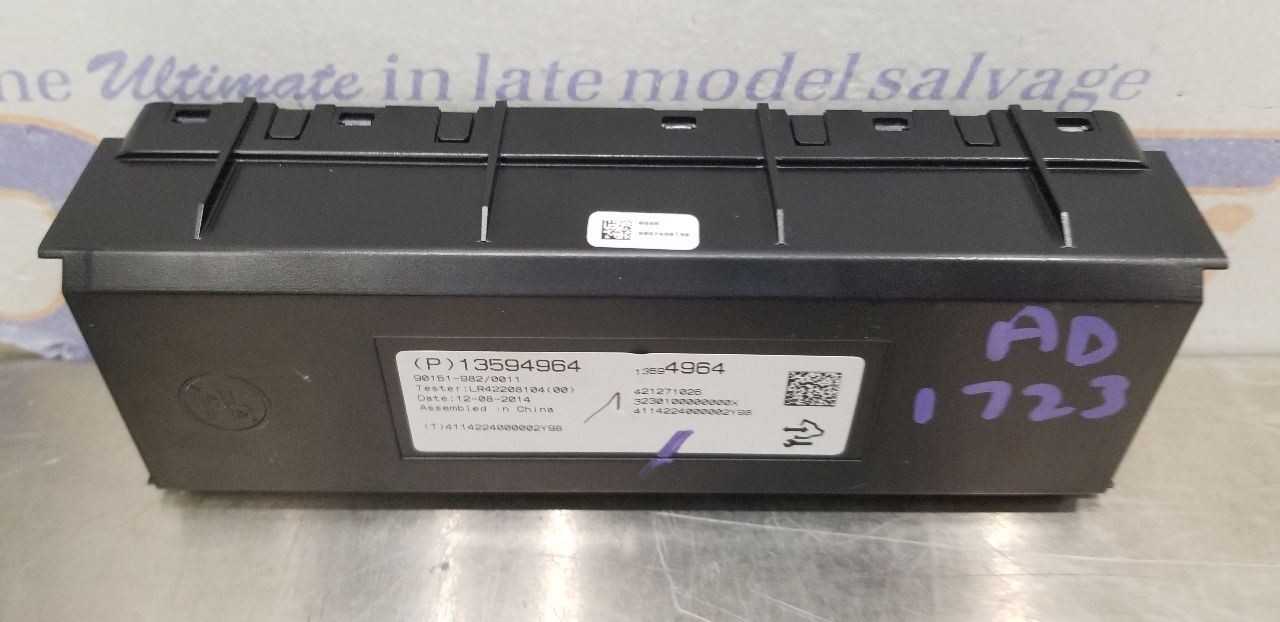 15 CHEVY SILVERADO 1500 TEMPERATURE HVAC CONTROL MODULE 13594964
