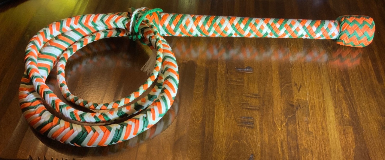 Paracord Bullwhip handcrafted from personal collection 1 of 1 top quality/care!