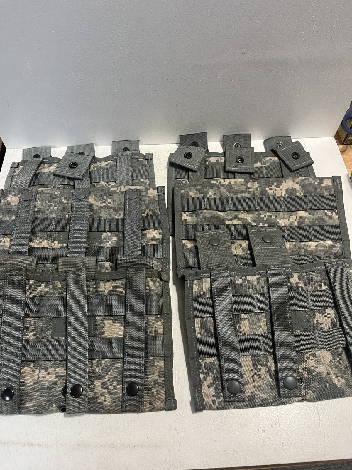 - military surplus pouches lot Of 6 Mollie Magazine 3 Slots Camouflage