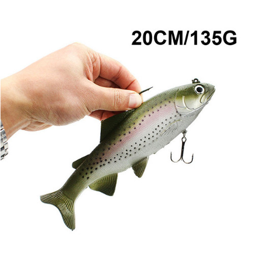 1PCS 20cm/30cm Sea Fishing Big Size Simulate Soft Fishing Lure Artificial Baits