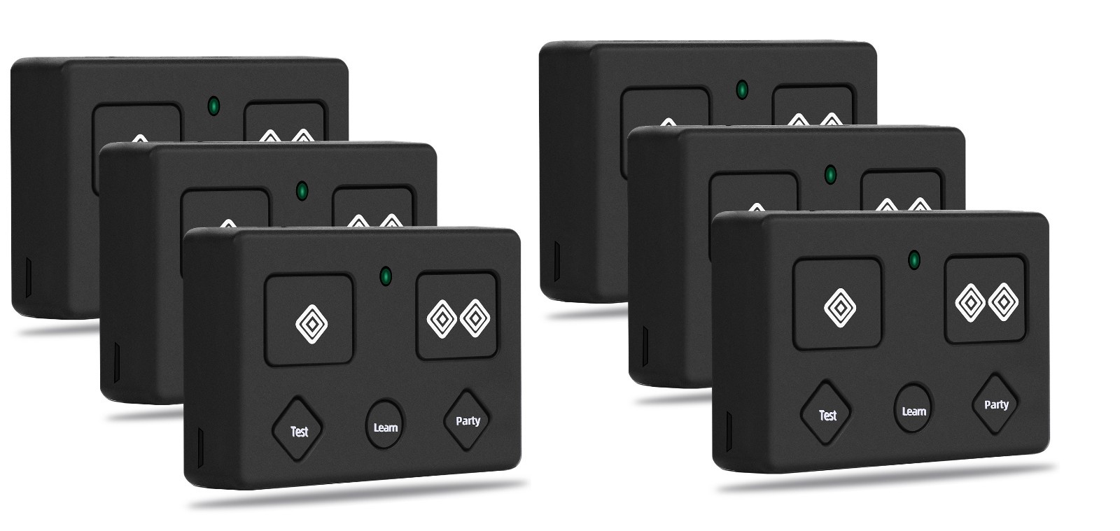 6pack AXP1 AXS1 for Ghost Controls Remote, 5-button Ghost Gate Opener Remote