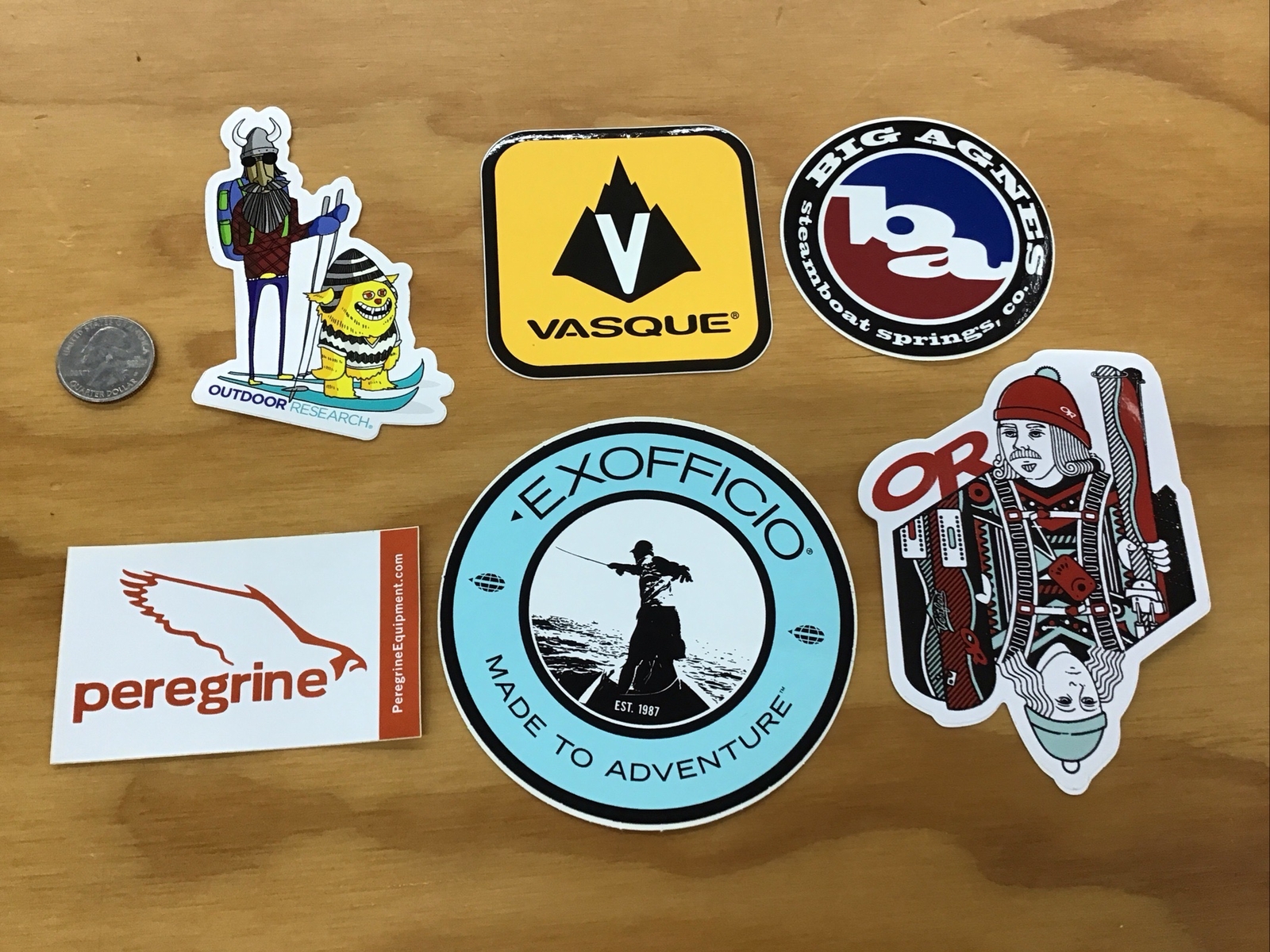 Lot Of 6 Manufacturer’s Original Outdoor Brand Decals - NEW