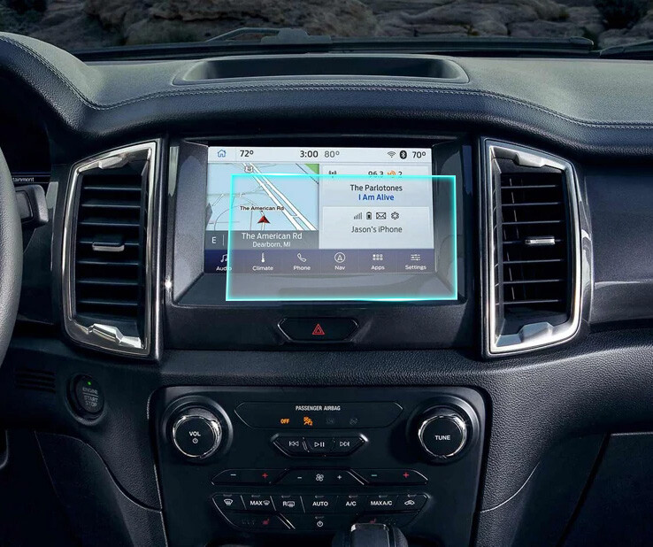 Crystal Clear Screen Protector for 2022 Ford Ranger 8in Vehicle Navigation