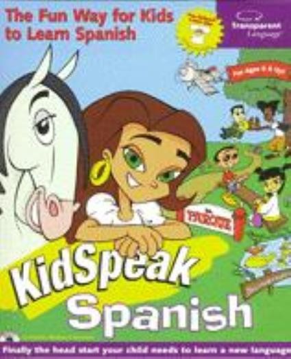 KidSpeak Spanish PC MAC CD kids children learn to speak foreign language words